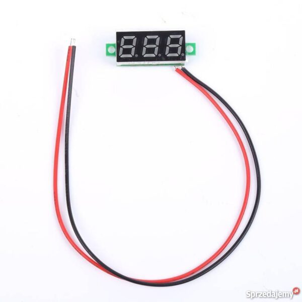 Voltmeter DC 3-30V LED červený