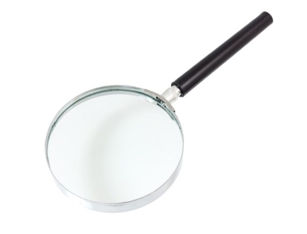 Zväčšovacia lupa 90mm sklenená