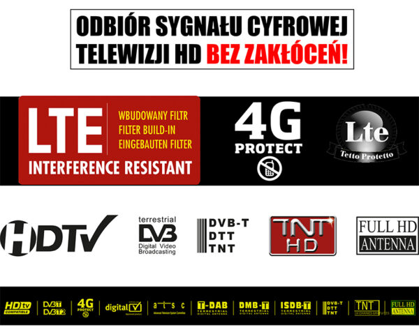 Anténa DVB-T ATD25 smerová aktívna - Image 3