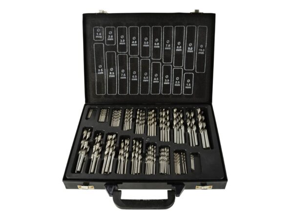 Sada vrtákov HSS do kovu 170ks 1mm - 10mm
