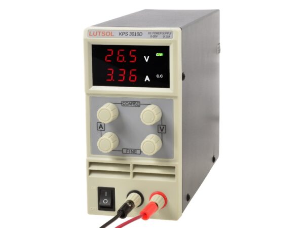 Laboratórny regulovaný zdroj 30V 10A , LUTSOL KPS3010D