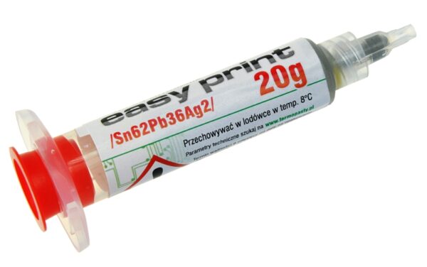 Spájkovacia pasta Easy Print (Sn62Pb36Ag2) 20g