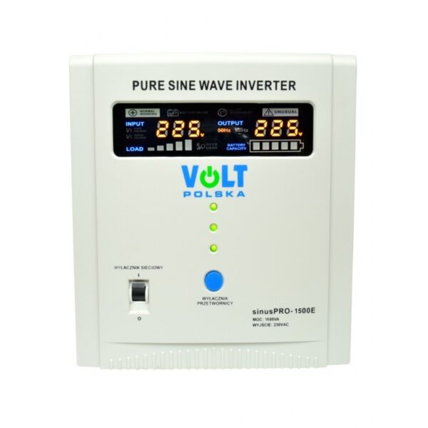 Záložný zdroj ku kotlu - menič napätia sínus 12V/230V 1000/1500W