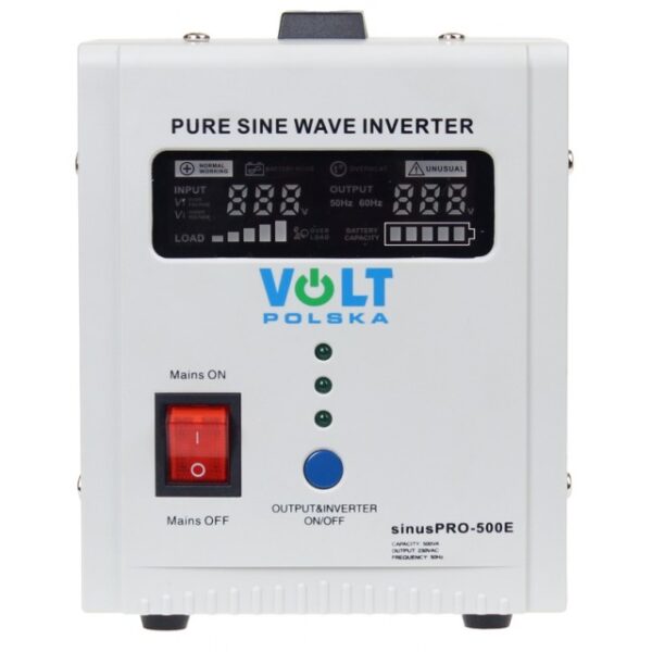 Záložný zdroj ku kotlu - menič napätia sínus 12V/230V 300/500W