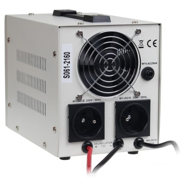 Záložný zdroj ku kotlu - menič napätia sínus 12V/230V 500/800W - Image 2
