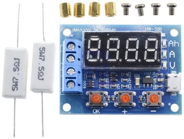 Tester článkov a batérií HW-586 merač kapacity - Image 2
