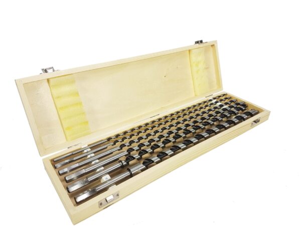 Vrtáky do dreva špirálové 460mm 6ks 6mm – 18mm