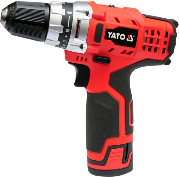 Akumulátorový skrutkovač YATO YT-82851 10,8V LI-ION 2x, 350-1300 ot/min