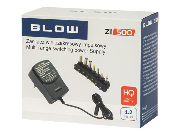 Univerzálny sieťový adaptér 12V 500mA ZI500 - Image 2